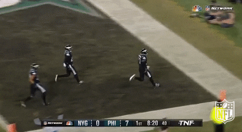 Jumping Philadelphia Eagles GIF by NFL
