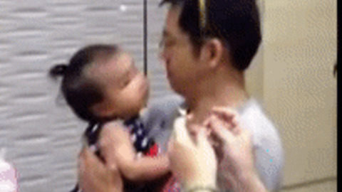 See his reaction