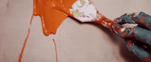 faceless gif painting
