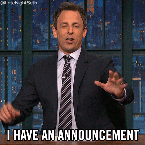 Seth Meyers Announcement GIF by Late Night with Seth Meyers - Find & Share on GIPHY
