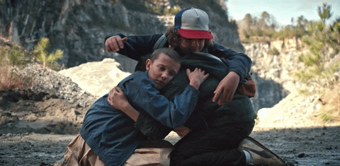 Stranger Things Hug GIF - Find & Share on GIPHY