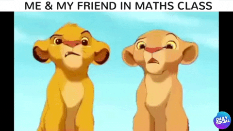 Me And My Friend In Maths Class in funny gifs