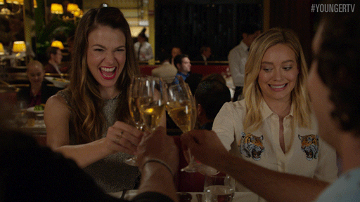 Celebrate Hilary Duff GIF by YoungerTV - Find & Share on GIPHY