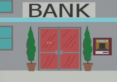 Going to the bank physically is less and less common these days