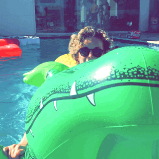 glitter floaties