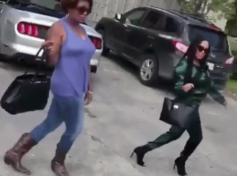 Walking Doing The Most GIF