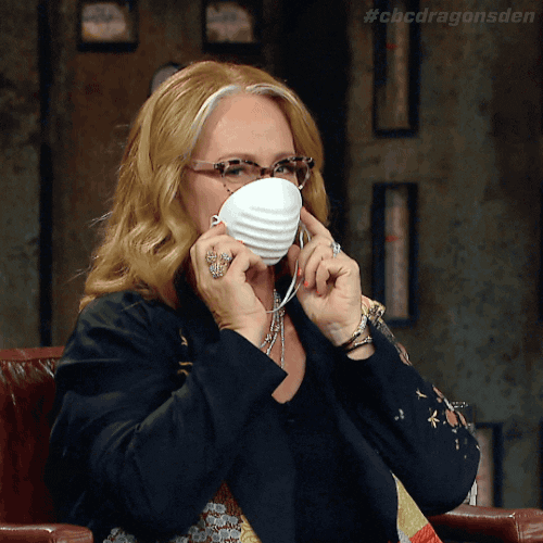 Dragons Den Mask GIF by CBC - Find & Share on GIPHY