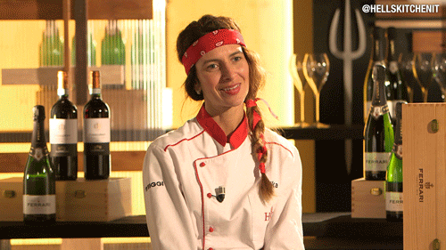 Happy Yas GIF by Hell's Kitchen Italia