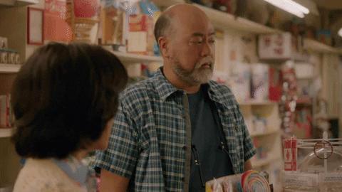 Awkward What Do You Do GIF by Kim's Convenience