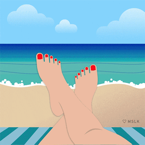 Summer Beach GIF by MSLK Design - Find & Share on GIPHY