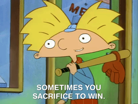 Hey Arnold talking about sacrifice