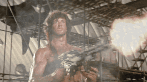 Sylvester Stallone Rambo GIF by Hollywood Suite - Find & Share on GIPHY