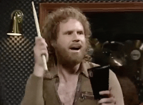 Image result for more cowbell gif