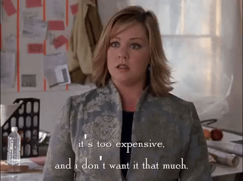It is expensive and I do not want it that much