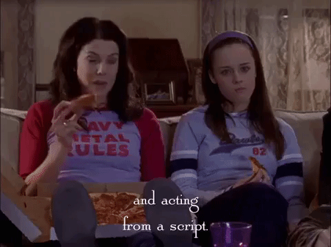 Season 1 Eating GIF by Gilmore Girls