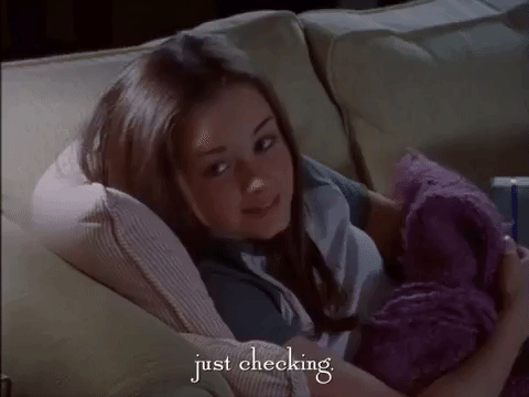 just checking in on you gif