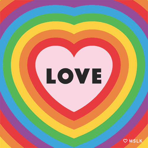 Love Is Love Pride GIF by MSLK Design - Find & Share on GIPHY