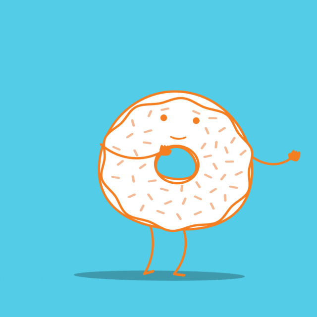 Dancing donut