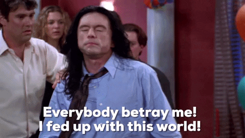 Angry Tommy Wiseau GIF by The Room - Find & Share on GIPHY