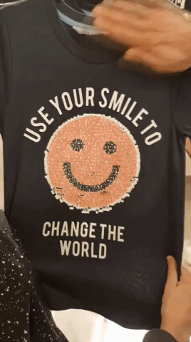 Use Your Smile To Change The World in funny gifs