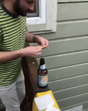 Placing Cheese On Burger in funny gifs