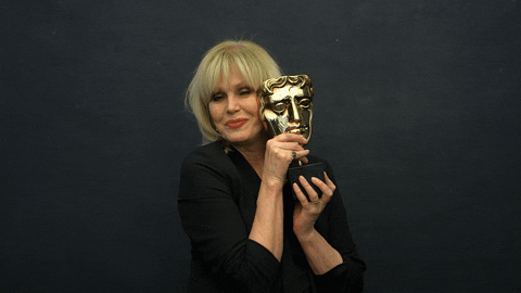 Joanna Lumley Awards GIF by BAFTA - Find & Share on GIPHY