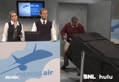Saturday Night Live Airport Giphy