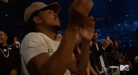Chance The Rapper Applause GIF by 2017 MTV Video Music Awards - Find & Share on GIPHY