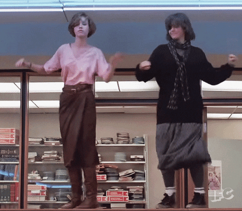 Image result for breakfast club dancing gif