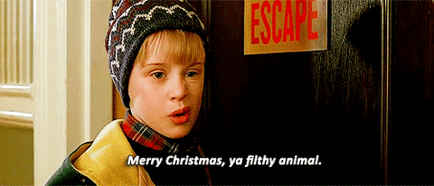 Merry Christmas Ya Filthy Animal GIF by 20th Century Fox Home Entertainment - Find &amp; Share on GIPHY