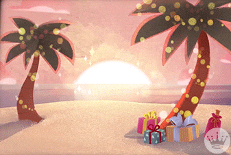Tropical Merry Christmas GIF by Hallmark eCards - Find & Share on GIPHY