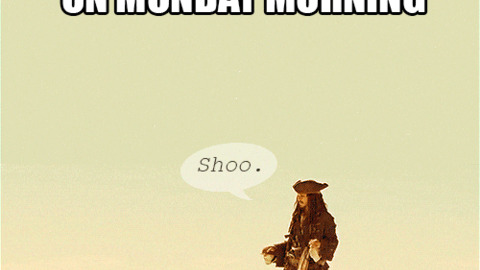 Monday mornings Funny Gif