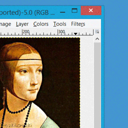 классические картины в смешные гифки, Kiszkiloszki, Каетан Обарски, Kajetan Obarski)