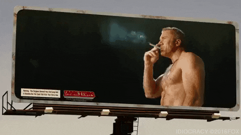 Billboard Fuck You GIF by Idiocracy - Find & Share on GIPHY