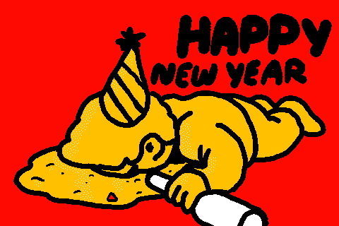 New Year Party Hard GIF by GIPHY Studios Originals - Find & Share on GIPHY