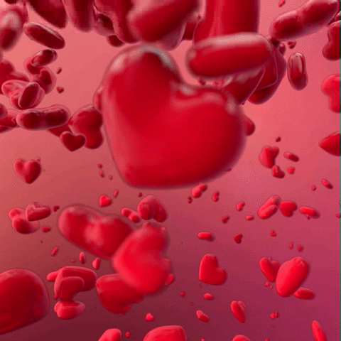 Shurly love heart red amor GIF