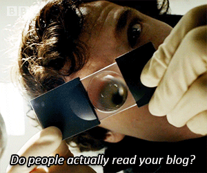 sherlock do people read your blog
