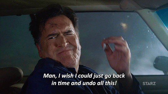 Undo Season 2 GIF by Ash vs Evil Dead - Find & Share on GIPHY