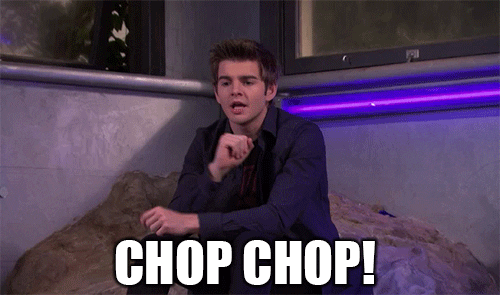Image result for CHOP CHOP GIF