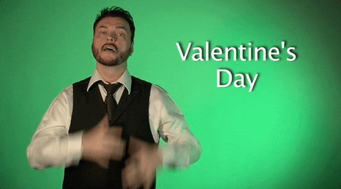 Valentine'S Day Asl GIF by Sign with Robert - Find &amp; Share on GIPHY
