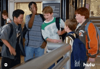 High Five Fresh Off The Boat GIF by HULU - Find & Share on GIPHY