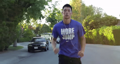 Jeremy Lin Running GIF - Find & Share on GIPHY
