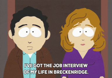 Job Interview Talking GIF by South Park 