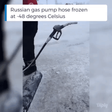 Winter In Russia in funny gifs