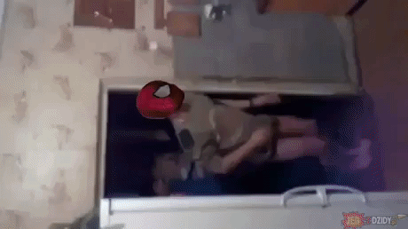 Poor Spiderman in funny gifs