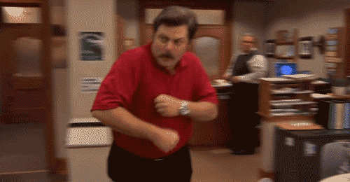 Parks And Recreation Happy Dance GIF by NBC