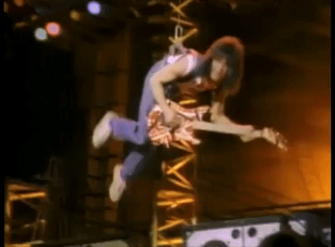 Eddie Van Halen vs Ted Nugent Giphy