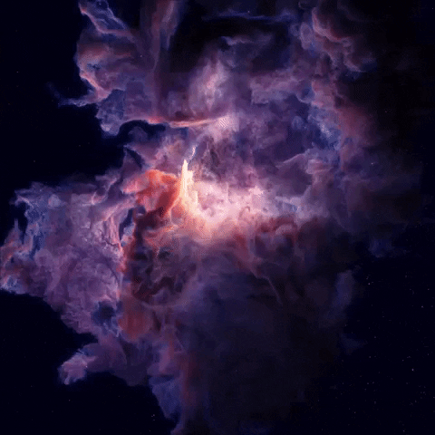 Space Stars GIF by Teun van der Zalm