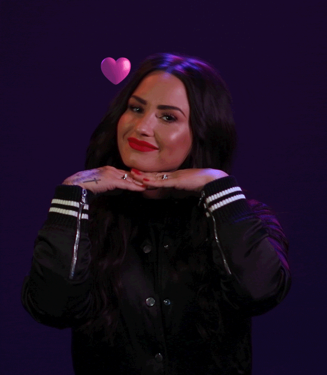 Love You Hearts GIF by Demi Lovato - Find & Share on GIPHY