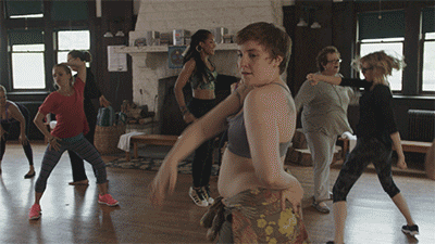 Happy Lena Dunham GIF by Girls on HBO